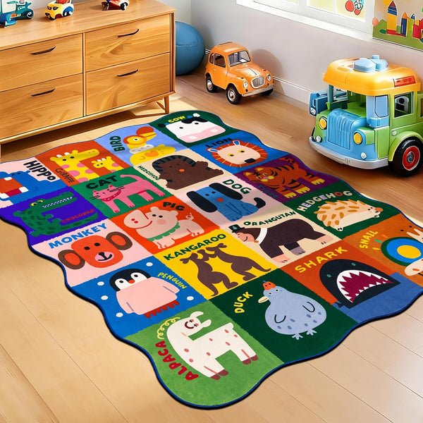 Ythropon Kids Rugs for Playroom,3x5 Feet Upgrade Ultra Non Slip Area Rug, Washable