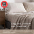 Simple&Opulence 100% French Linen Pillowcase, Queen Size Set of 2, Washed Solid Color Embroidered, Soft Durable