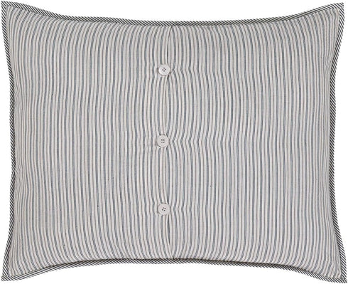 VHC Brands Ashmont Bedding Accessory Pillow Cover Sham for Farmhouse Decor (Standard).