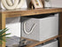 StorageWorks 32L Gray Closet Storage Baskets, Foldable Organizers with Handles, 3-Pack for Linen Closet