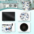 SELIONLIKN 18.9x16.5 Inch Watercolor Plane Laundry Basket Foldable Cartoon Laundry Hamper Oxford Cloth Plane Printed