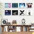 Hulaed 8 Pack 12 inch Vinyl Record Shelf Wall Mount, Record Holder for Storage & Display, Clear Floating Shelf for Kids