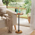 Simple Trending Small Side Table, Round Drink Table, Sofa End Table for Living Room, Coffee Tables for Bedroom, Rustic
