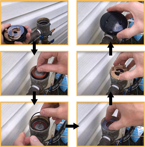720A Bonnet Repair Kit for Pressure Vacuum Breaker, Compatible with Sizes 1/2", 3/4", 1"