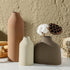Set 3,Flower Ceramic Vase of Vase Home Decor,Rustic Modern Farmhouse Decor Pottery Vases, Pampas Grass Dried Fresh