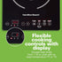 Hamilton Beach Portable Single Induction Cooktop, Countertop Burner, 1800 Watts, 10 Temperature Settings, Black
