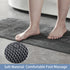40X16Inch Webos Soft Bathtub Mat Non Slip: Memory Foam Shower Mat with Suction Cups for Bathroom Inside Tub (Black)