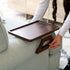 13.75 9.5inch, Shamrock Home Bamboo Trayble Couch Arm Table, Clip On Tray Sofa Table for Couches. Sofa Arm Tray