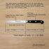 MATTSTONE HILL Serrated Utility Knife, 4.7" German Stainless Steel Kitchen Vegetable Paring Knife