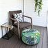 21x9 Inch Patio Inflatable Ottoman, Portable Stool Ottoman with Handle, Outdoor Round Footrest Stool for Garden