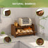Countertop, JANSNIMEN Vintage Bread Box for Kitchen Large Bread Container Storage, Wooden Farmhouse Bread Box