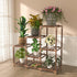 NIREUS Plant Stand Indoor and Outdoor,Wooden Plant Stand Multi Terrace Living Room Corner Balcony and Garden, Wooden