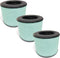 Nispira BS-08 3-in-1 HEPA Air Filter Replacement, Compatible with Partu Air Purifier, 3 Packs
