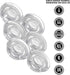 CairnCovers Glass Whiskey Glassware Lids - Glass Cap for Whisky Tasting Glasses by Cairn Craft (6 CairnCover Lids with