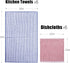 AOTBAT Set, 16 25 12 12, Set Kitchen Towels and Dishcloths x of Bulk Cotton Dish for Washing Dishes Rags Everyday