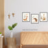 BESERH Set 3, 8x10 Inches Woodland Animals Nursery Decor, Wild Animals Forest nursery wall art Hedgehog Fox Hare