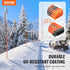 30 48 inch, 0.31 inch 12" VEVOR Driveway Markers, PCS Diameter, Orange Fiberglass Poles Snow Stakes with Reflective