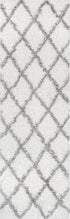 nuLOOM Tess Moroccan Shag Area Rug - 2x6 Runner Shag Rug for Living Room