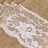OwnMy Natural Burlap Utensil Holders, Beige 30 Packs Burlap Lace Silverware Holder for Vintage Rustic Wedding Party