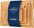 Hiware 4-Piece Extra Large Bamboo Cutting Boards Set for Kitchen, Heavy Duty