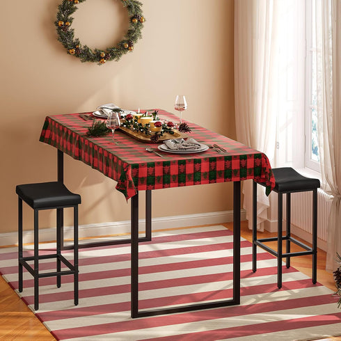 Set 2 Counter 24.8 Inches, 2.4" BB10BY01 HOOBRO Bar Stools, of Bar Chairs, Height Stools, Saddle Barstools with Curved
