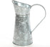 Hosley 9.25 Inch High Galvanized Decorative Pitcher - Ideal for Floral Arrangements, Home Wedding Decor