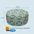 D20 xH9, FUNHOME Inflatable Stool Ottoman Footrest with Handle, All Weather Footrest Seat with Foot Pump Water
