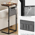 BF77SF01 HOOBRO C Shaped End Table, Adjustable Height Side Table for Sofa, Couch Side Table for Small Spaces, Slide