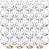 Ziliny 48 Pcs Clear Glass Votive Candle Holders Bulk Tealight Candle Holders