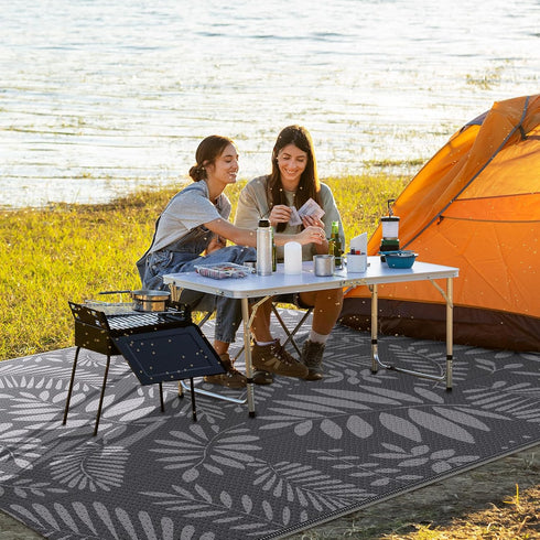(5'x 8', StepRite Outdoor Rug, Patio Rug, Plastic Straw Camping Rugs, Large Waterproof Area Rug and Mat for Outdoors