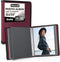 Dunwell Photo Album 8x10 (Ruby) - 24 Clear Sleeves, Black Mounting Paper, Professional Photography Book