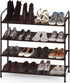 4-Tier Simple Houseware Shoe Rack Storage Organizer, Bronze