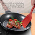 2 in 1 Spatula and Tongs Ultimate Egg Spatula Flipper and More High Temperature Resistant Nylon Omelette Spatula Grip, Flip, and Serve with Ease (Red)