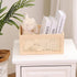 Rectangular Storage and Decor Basket, Wood Box, Natural Pine and Bamboo Material