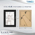 Icona Bay - 4x6 Picture Frames - Black, 5 Pack - Painted Solid One-Piece Wood Composite, Modern Farmhouse