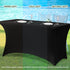 Obstal Spandex Table Cover, 6ft Fitted Rectangular Tablecloth for Birthday Party, Wedding Banquet (72L x 30W Inch)