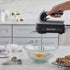 West Bend Hand Mixer Plus with Immersion Blender Attachment, 6 Speed Options with Ergonomic Handle and Snap-On Storage Case, 250-Watts, Black by West Bend