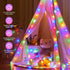 17 50 Minetom Star String Lights Battery Operated - ft LED Star Fairy String Lights with Timer, Waterproof for Indoor