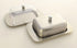 Zoie + Chloe Stainless Steel Butter Dish with Easy to Hold Lid
