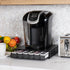 Mind Reader Single Serve Coffee Pod Drawer, 36 Pod Capacity, Metal Organizer (Black)
