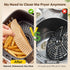 Air Fryer Paper Liners, 100PCS Non-stick Oil Resistant Parchment Paper, 8 Inch for 5-8QT Air Fryers