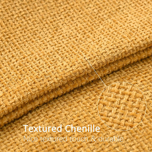 Cozoomy Set 2 12x20 Inch of Chenille Linen Decorative Throw Pillow Covers Textured Farmhouse Pillow Covers for Bed