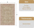 6x9, Bavni Vintage Floral Rugs Washable Area Rug with Non Slip Backing, Low Pile for Living Room, Nursery,Bedroom