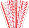 JANYUN 40 Pieces Valentine's Day Drinking Straws - BPA-Free 9" Reusable Straws for Family or Party Favors