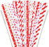 JANYUN 40 Pieces Valentine's Day Drinking Straws - BPA-Free 9" Reusable Straws for Family or Party Favors