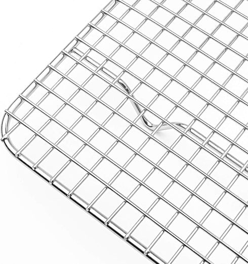 Last Confection Stainless Steel Baking & Cooling Rack - 10" x 15" - Cookie Baker's Oven Sheet Pan Wire Rack
