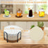 MIAOMIAO 8 Set, 4 4.3 Inches Pcs Drink Coasters, Minimalist Cotton Woven Coaster Colors Absorbent Coaster Protection