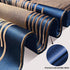 72 Inches Jiino Blue Luxury Table Runners Long with Tassels Modern Geometric Lines Runner Table for Dresser Table
