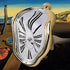 Melting Clock, Salvador Dali Watch, Decorative Home Office Shelf Desk Table Gift, Rome Gold