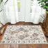 HEBE Washable Area Rug 2'x3', Non Slip Soft Distressed Medallion Bedroom Rug for Boho Living Room, Vintage Entryway